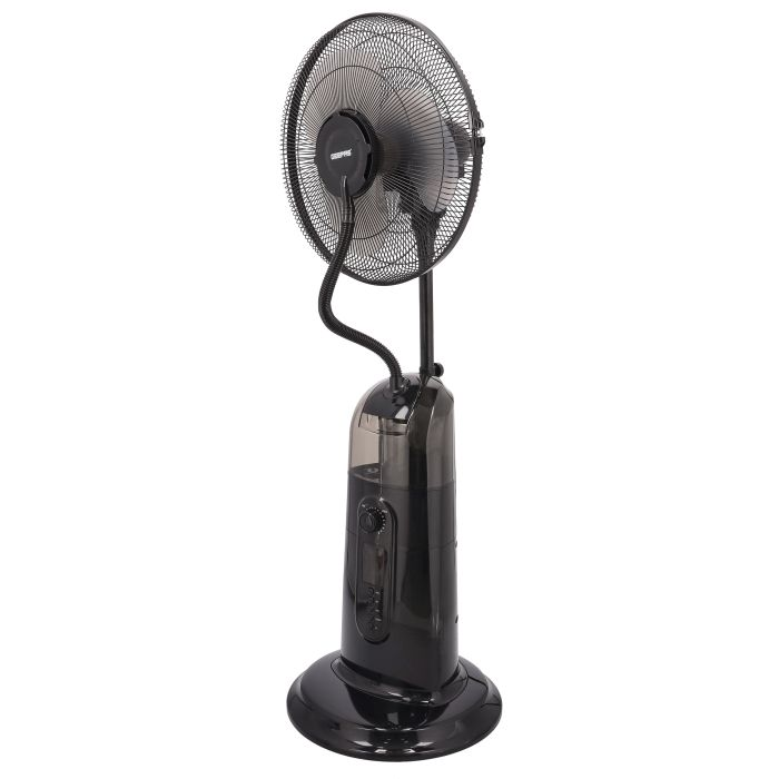 16" Mist Fan With LCD Display, 7.5H Timer Function, GF21161 | 3 Speed Setting & Breeze Modes | Oscillation & Tilt Function | Transparent Water Tank | LCD Display | Home & Office Use