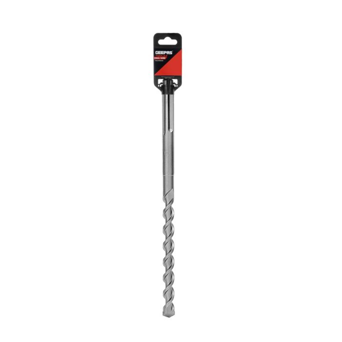 Geepas SDS Max Drilling Flute - Masonry Drill Bit Spiral Flute Rotary Masonry Drill | Ideal For Concrete, Wood & Other Soft Materials (D18xL340xWL200)