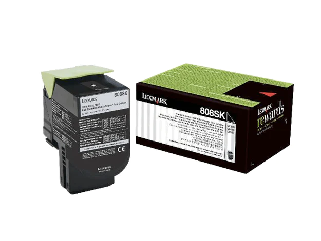 Lexmark 80C8SK0 Black Standard Yield Toner Cartridge