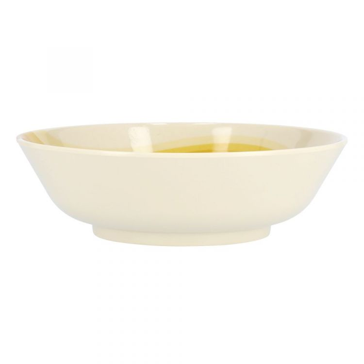Royalford 85 Inch Melamine Ware Super Rays Serving Bowl - Melamine - White - RF8045