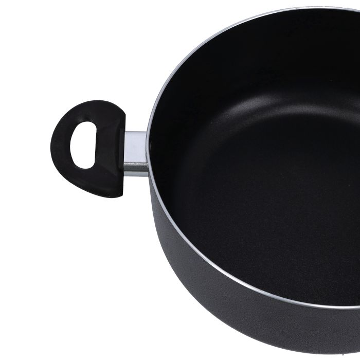 7 Pcs Aluminium Cookware Set | Non-Stick Coating | SS Frame