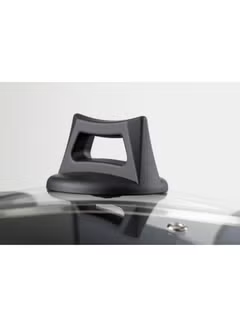 Non-Stick Casserole, Stockpot & Stewpot with Glass Lid and 5 Layer PTFE Non-Stick Spray, Coating BXSCP20BME, Black