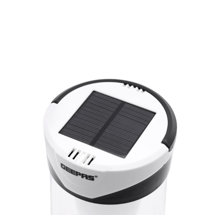 Geepas 10W Rechargeable Emergency Lantern With Light Dimmer Function - 20 Pc LEDs, 10 Hours Working Time, Portable & Lightweight- Suitable For Power Outages, Hiking And Camping - 2 Years Warranty