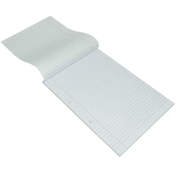 10-Piece FIS Examination Pad, Single Ruled, 2 Holes, 60 gsm, A4 Size (80 Sheets x 10 Pcs) - FSPDEPA480