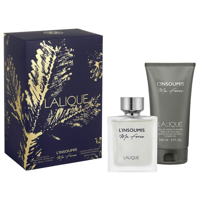 LALIQUE L'INSOUMIS MA FORCE (M) SET EDT 100ML + SG 150ML