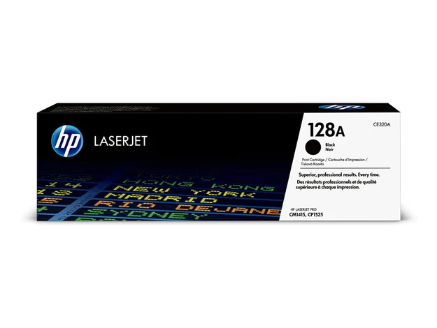 HP 128A Black Toner Cartridge (CE320A)