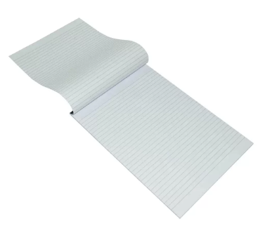 12-Piece FIS Burj Al Arab Writing Pad, Single Ruled, A4 Size (50 Sheets x 12 Pcs) - FSPDA4BURJ50