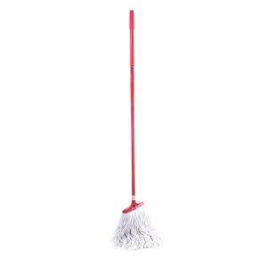 Royalford Mop Head With Iron Pole - Red