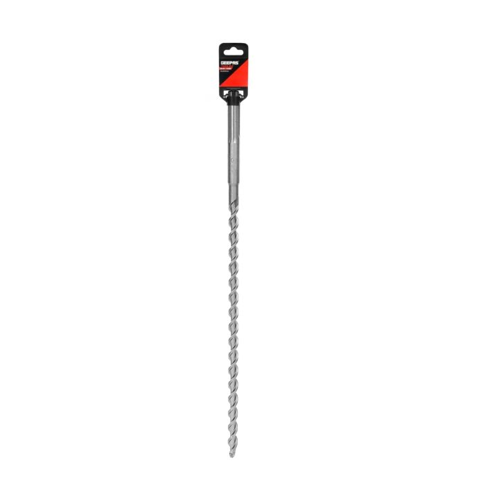 Geepas SDS Max Drilling Flute - Masonry Drill Bit Spiral Flute Rotary Masonry Drill | Ideal For Concrete, Wood & Other Soft Materials (D16xL540xWL200)
