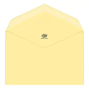 FIS Executive Laid Paper Envelopes Glued, Pack of 25 Pcs. Cream Color, 120 x 185 mm Size, 100 GSM - FSEE1020GCRB25