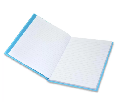 5-Piece FIS Neon Hard Cover Notebook Single Line 9X7 Inch, 100-Sheets, Turquoise - FSNB97N220