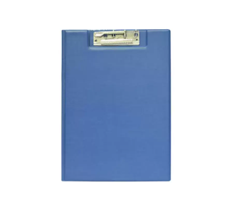 Fis Pvc Fis clip Boards - Double With Pressure Clip (blue Color), A4 Size