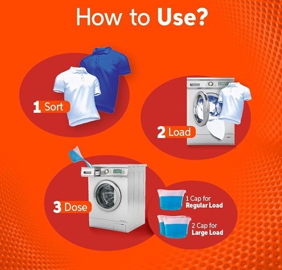 Tide Laundry Detergent Power Gel Lavender Fresh, 1.8L