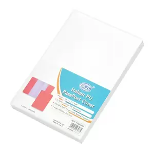 FIS Italian PU Passport Cover With Gift Box, Maroon Color, 10 x 13.5 cm Size - FSGN1605