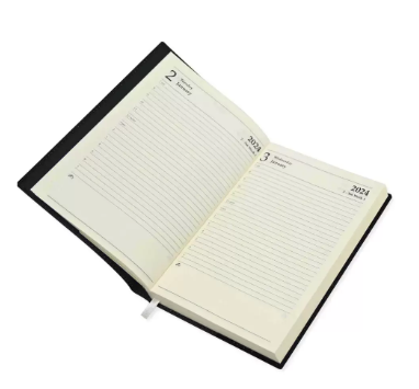 FIS A5 Diary 2024 (English) Black - FSDI17E24BK