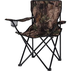 Royalford Camping Chair With Carrying Bag Foldable - Stainless Steel - Multicolour