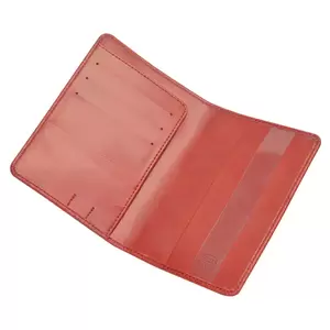FIS Maroon Polyurethane For Unisex - Passport Wallet - FSGNMRD3