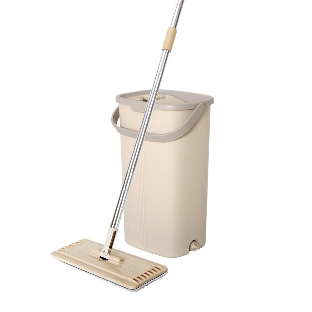 AKC | Flat Floor Mop and Bucket Set| 4 LTR