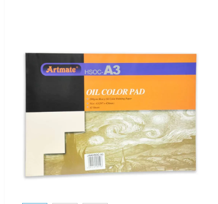 Artmate Oil Color Pads A3 Size, 12 Sheets - JISKHSOC-A3