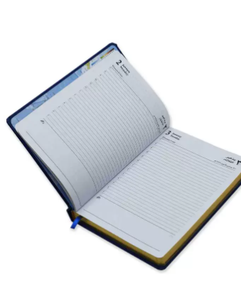 FIS Golden Diary 2023 (Arabic/English) Blue, A5 - FSDI23AEG23BL