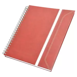 200-Sheet FIS 5-Subjects A4 University Book Spiral Italian PU, Multicolor - FSUBP5SA41506