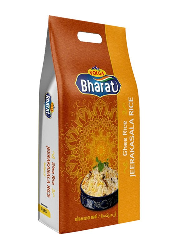Volga Bharat Jeerakasala Rice, 3.6 Kg ( 8LBS )