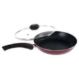Royalford Non Stick Fry Pan - Non-Stick - Red - 24 CM