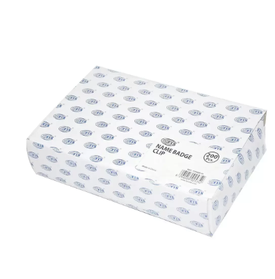 200-Piece FIS Metal Name Badge Clip - FSNAB-05