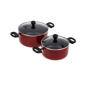 Prestige 10 pc Cookware Set + Cutting Board Knife Set Colors - Stainless Steel - Multicolor