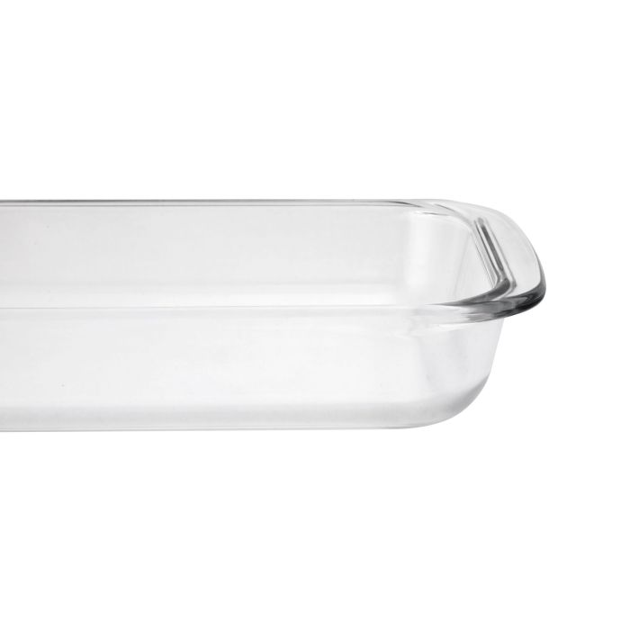 Royalford RF2709-GBD Glass Oblong Baking Dish Set, 2 Pcs | Glass Oblong Glass Baking Tin Set -2Pcs2.2 And 1L, Durable And Sturdy Glass Material Baking Trays For Multiple Baking Purposes