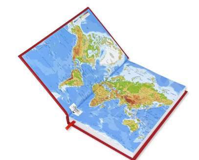 Fis 2024 A5 Diary,Vinyl, English 1 Side Padded Red -FSDI18E24RE