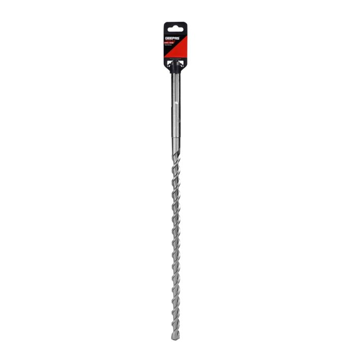 Geepas SDS Max Drilling Flute - Masonry Drill Bit Spiral Flute Rotary Masonry Drill | Ideal For Concrete, Wood & Other Soft Materials (D18xL540xWL200)