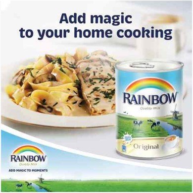 Rainbow Evaporated Milk Vitamin D 410g