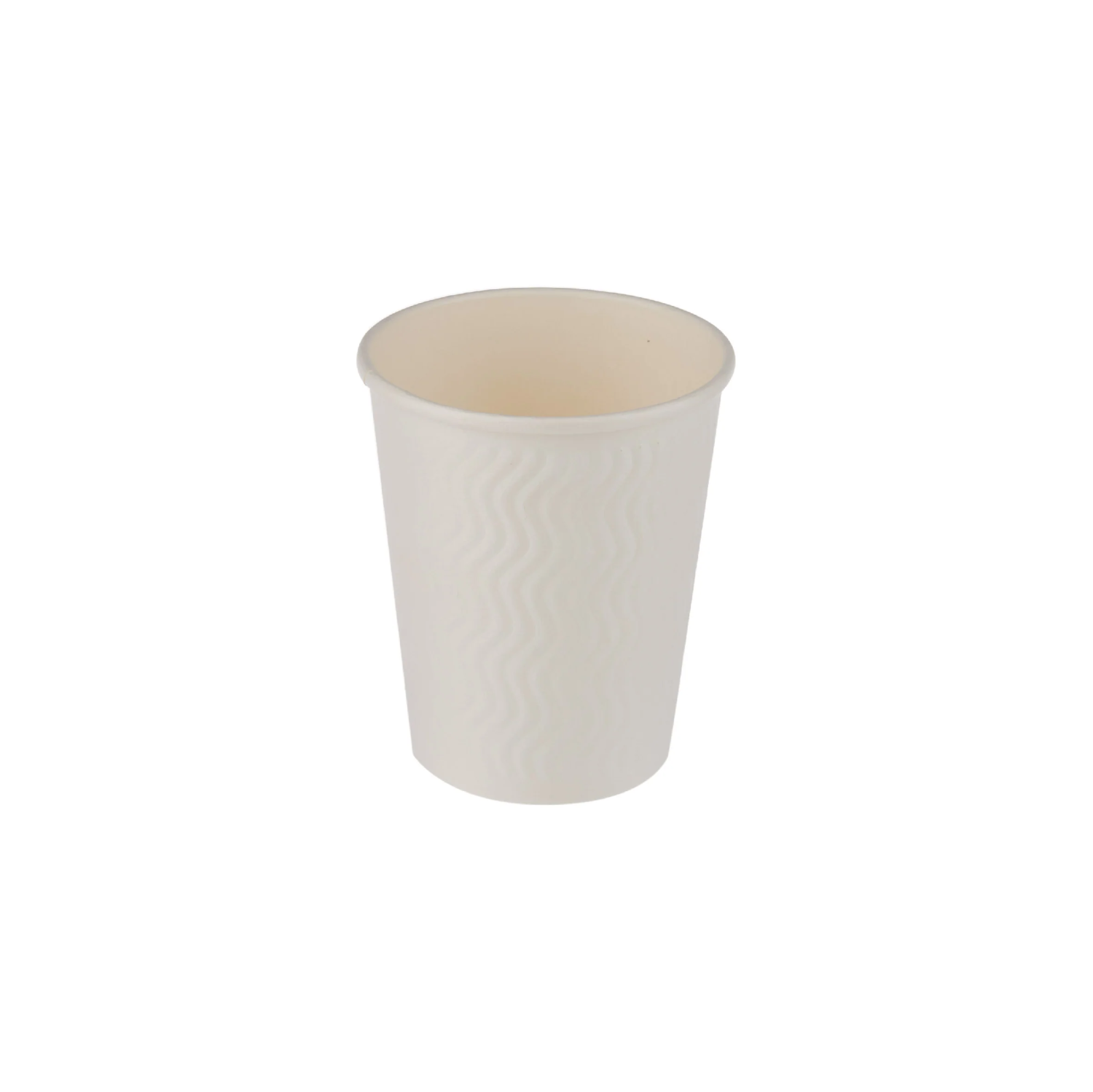8 Oz White Embossed Paper Cups 500 Pieces