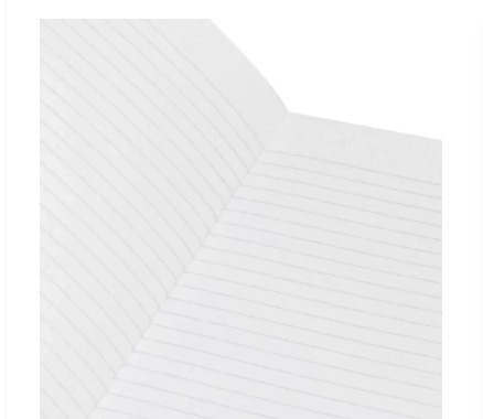 LIGHT Pack of 5 Hard Cover Notebook Single Line, 10X8 Inches (25.4 X 20.32 cm), 100 Sheets - LINB1081610