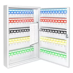 FIS Key Box Steel, 100 Keys Capacity, 550 X 380 X 80mm - FSKCTS100