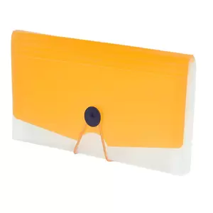 FIS Expanding Files 13 Pockets Orange Color, 261 x 136 x 23 mm Size - FSPG1303OR