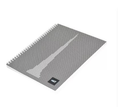 LIGHT Pack of 10 Spiral Soft Cover Notebook, Single Line , 10X8 Inches (25.4 X 20.32 cm) 100 Sheets - LINB1081706S