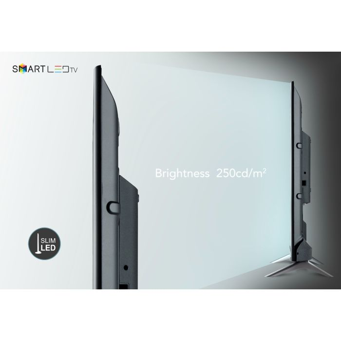 Geepas 55" Android Smart LED TV – Slim Led, 3.5mm, 2 HDMI & 2 Hi-High USB Ports | Wi-Fi, Android 7.0 With E-Share & Mirror Cast | Comes Application Like YouTube, Netflix, Amazon Prime | 1 Year Warrant