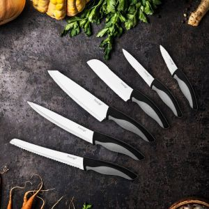 Prestige 6 piece Knife Set PR46820 - Stainless Steel - Grey