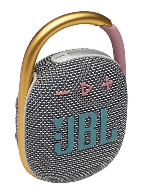 JBL Clip 4 Portable Wireless Speaker - Gray