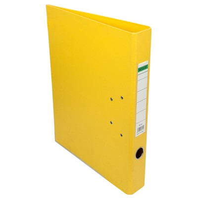PVC Box File Yellow Narrow 2"