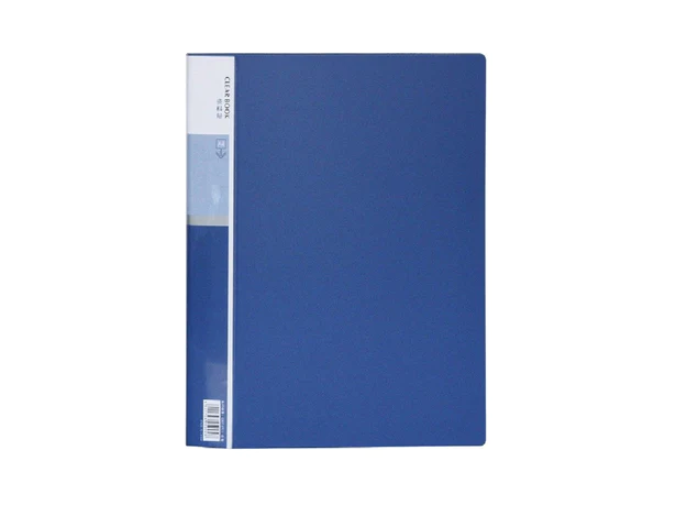 Deli Clear Book A4 30 Pockets E5003, Blue