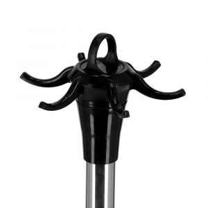 Royalford 7Pcs Kitchen Tool Set - Stainless Steel - Black