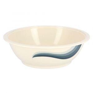 Royalford 10" Melamine Ware Super Rays Bowl With Lid - Melamine - Beige - RF8034