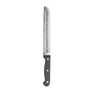 Prestige Pointless Bread Knife - Stainless Steel - Black