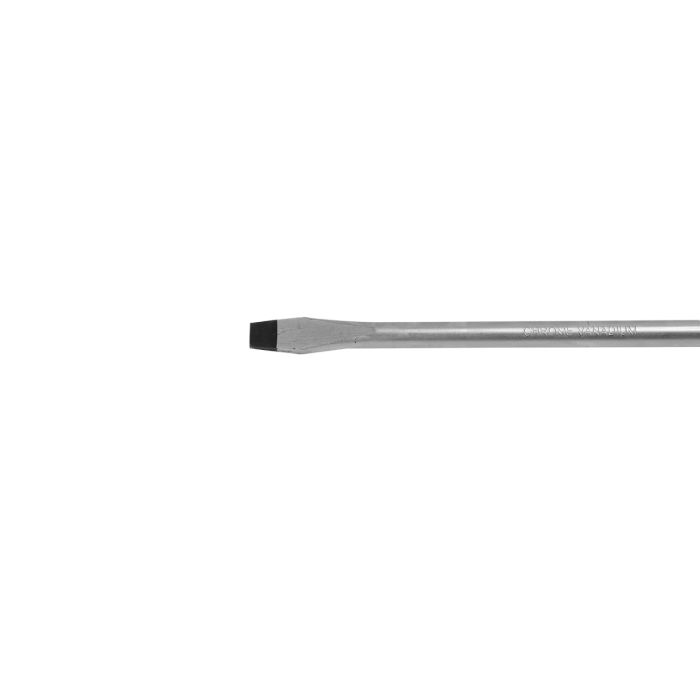 Geepas Precision Screwdriver - Slotted Screwdriver With Soft Grip Rubber Insulated Ergonomic Handle - CR-V Build, Magnetic Tip And Hanging Hole For Easy Carry - Bicolored Red/Black - (SL 8x325mm)
