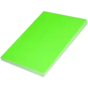 100-Sheets FIS A4 Color Label Fluorescent Lemon - FSLA1-100FLE