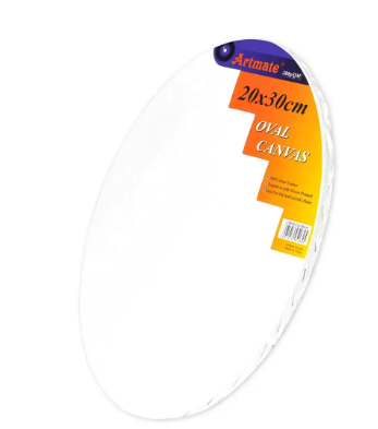 Artmate Oval shape Canvases, 20x30cm Size - JIGN02030