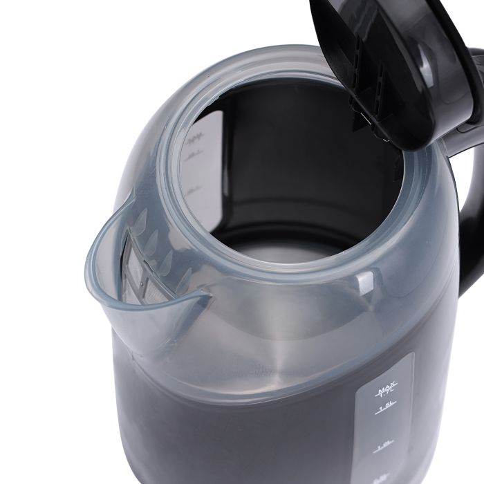 Geepas Electric Kettle 1.7L 2200W - Cordless Tea Kettle With Double Wall, Auto Shut-Off & Boil-Dry Protection | Ideal For Coffee, Tea,Milk, Water & More